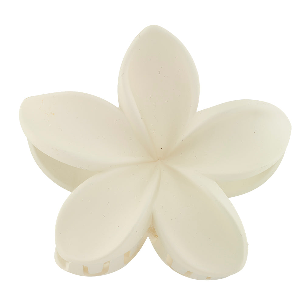 Matte Plumeria Hair Clip