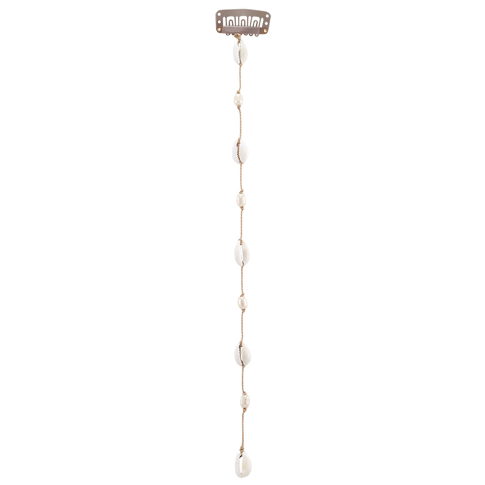 10" Small Hair Bead Clip-In Extensions Starfish/Turtle/Cowrie