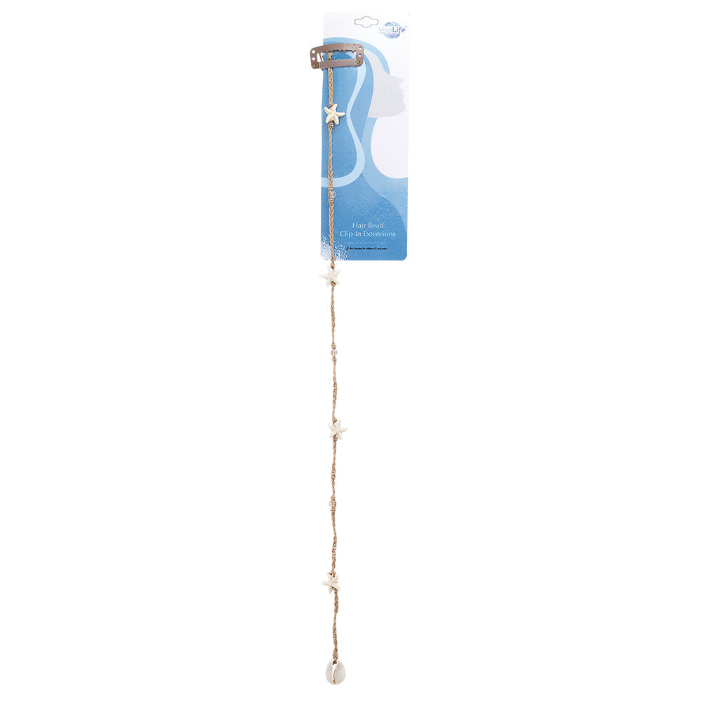 15" Medium Sealife Hair Bead Clip-In Extensions