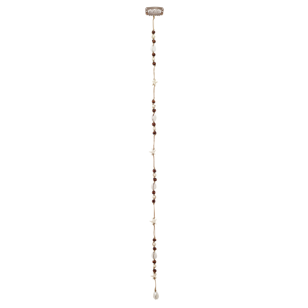 20" Large Multi-Beaded Hair Bead Clip-In Extensions