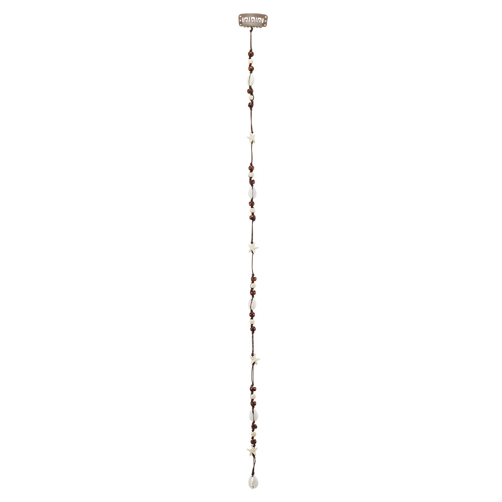 20" Large Multi-Beaded Hair Bead Clip-In Extensions
