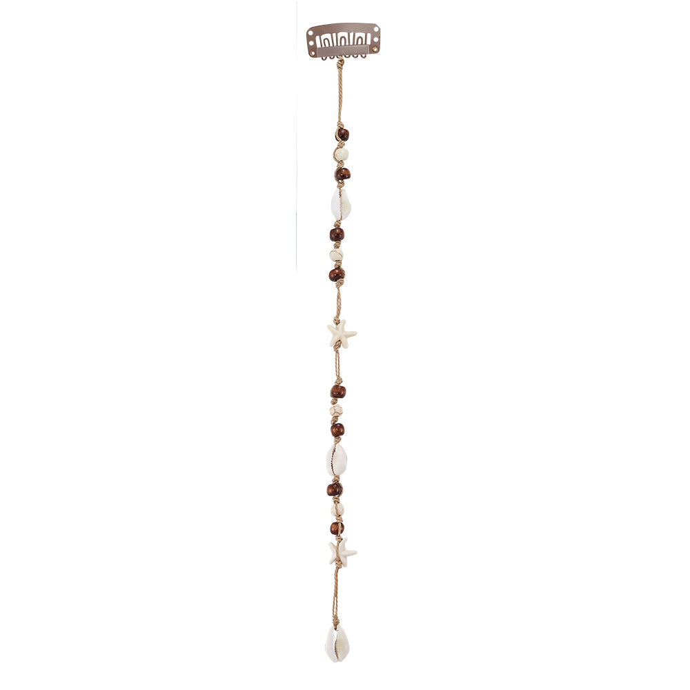 10" Small Multi-Beaded Hair Bead Clip-In Extensions