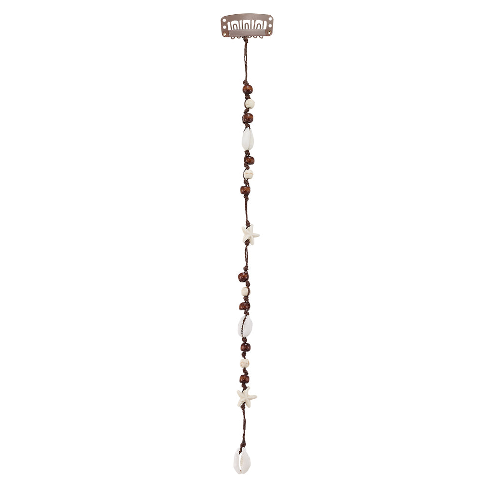 10" Small Multi-Beaded Hair Bead Clip-In Extensions