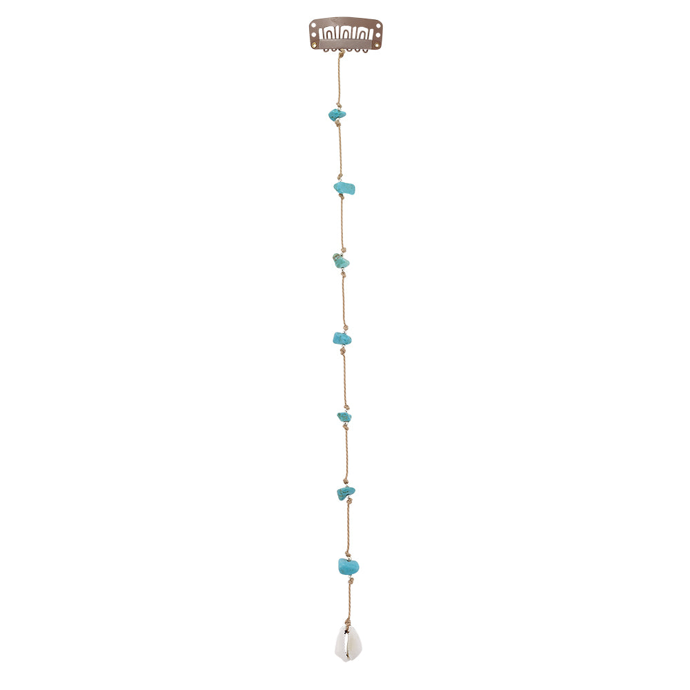 10" Small Multi-Beaded Hair Bead Clip-In Extensions