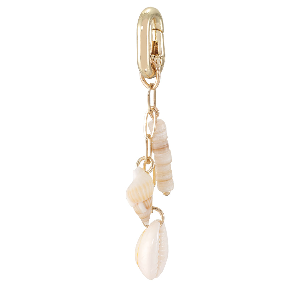 Cowrie & Conch Shell 2.5" Bikini Charm
