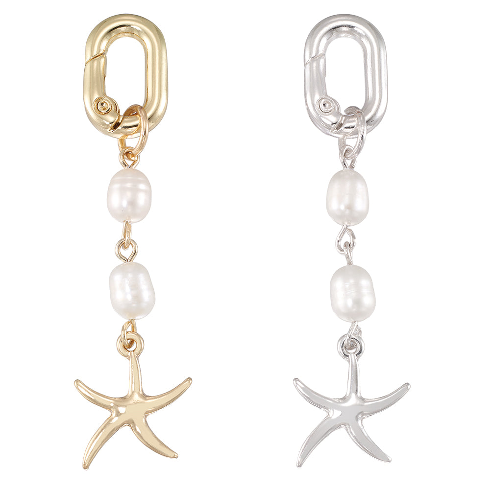 Starfish & Bikini Charm 2.4"