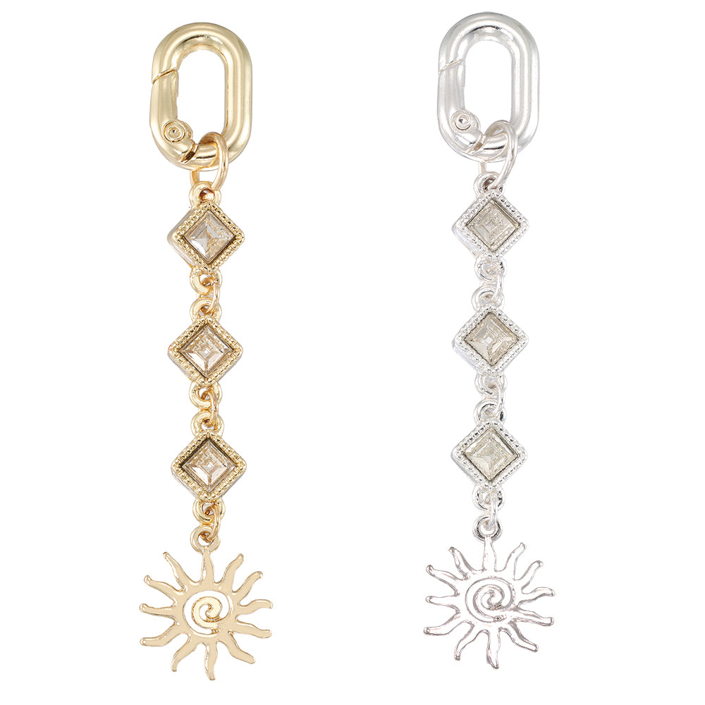 Sun & Crystals 2.75" Bikini Charm