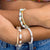 Nassa & Stone Bead Stretch Bracelet