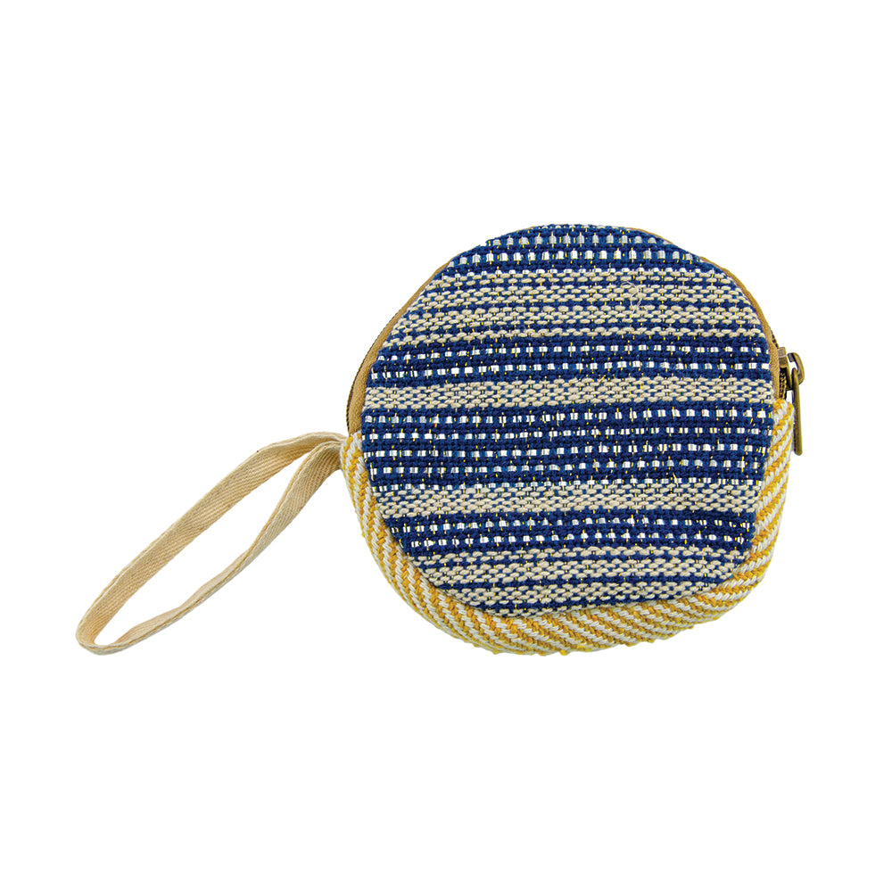 Round Hemp Wristlet Bag / 5" x 5"