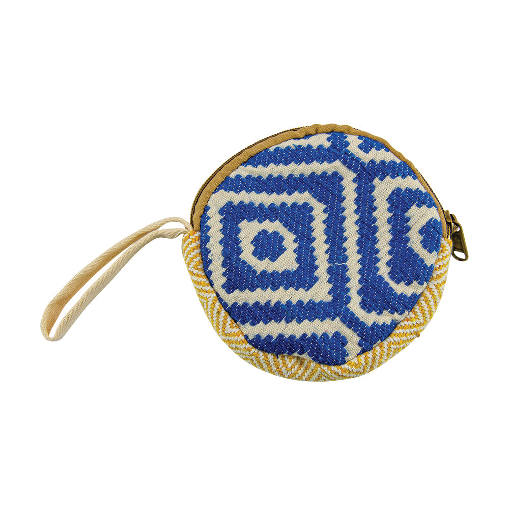 Round Hemp Wristlet Bag / 5" x 5"