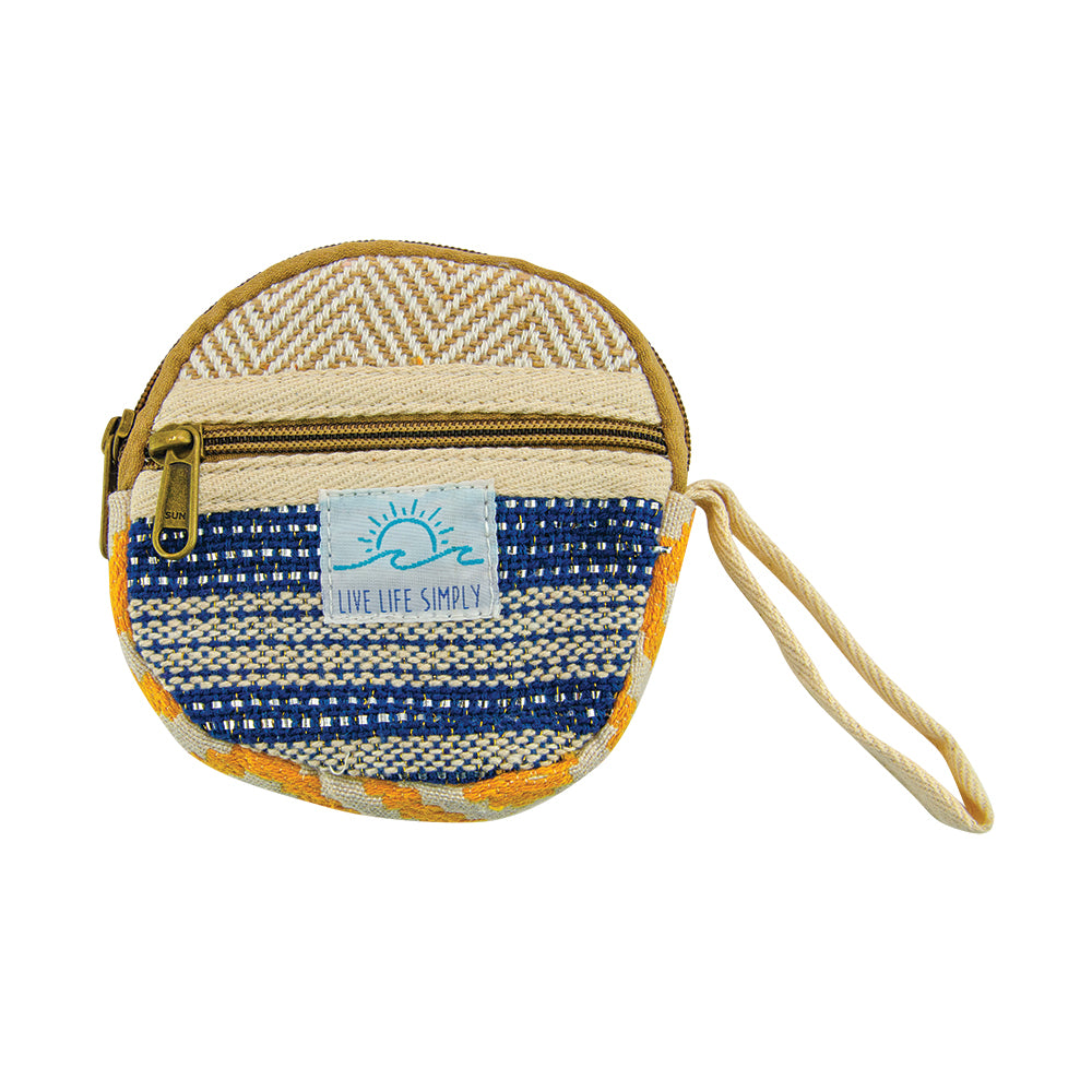Round Hemp Wristlet Bag / 5" x 5"