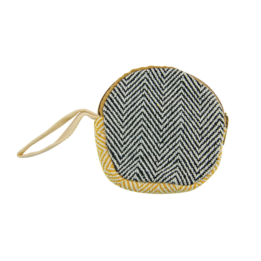 Round Hemp Wristlet Bag / 5" x 5"