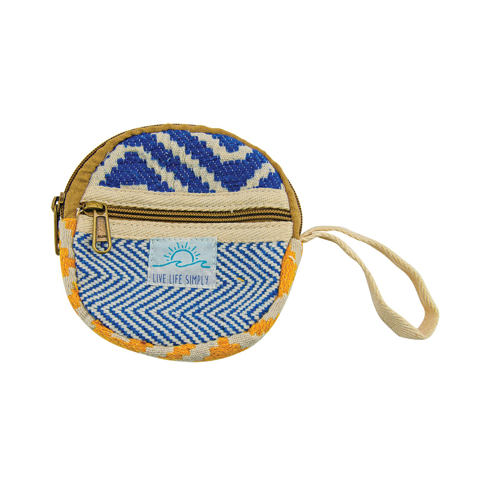 Round Hemp Wristlet Bag / 5" x 5"