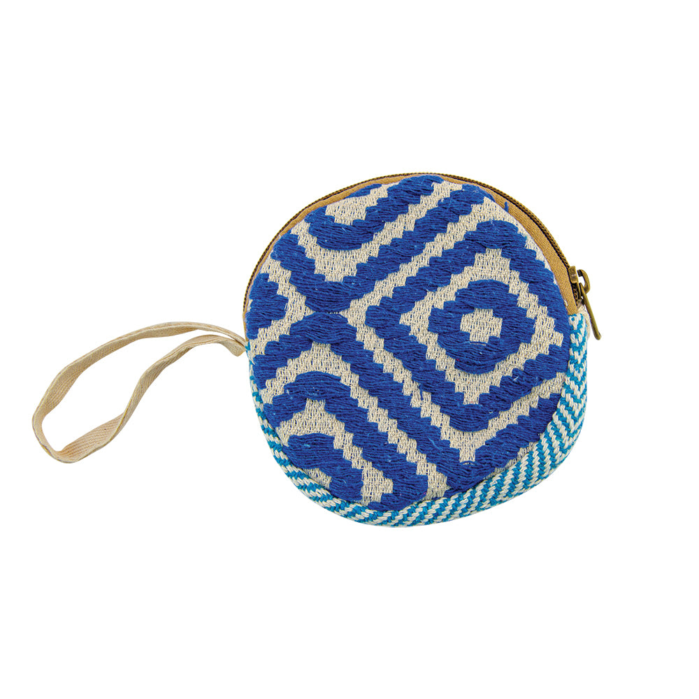 Round Hemp Wristlet Bag / 5" x 5"