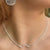 Single Wave Outline Necklace
