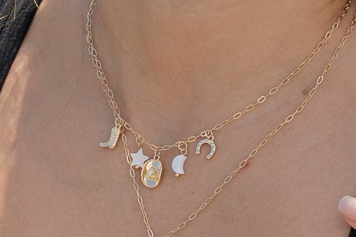 Mix Cowgirl Charm 16'' Necklace