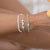 "Give Back" Enamel Turtle Glass Crystal Bracelet