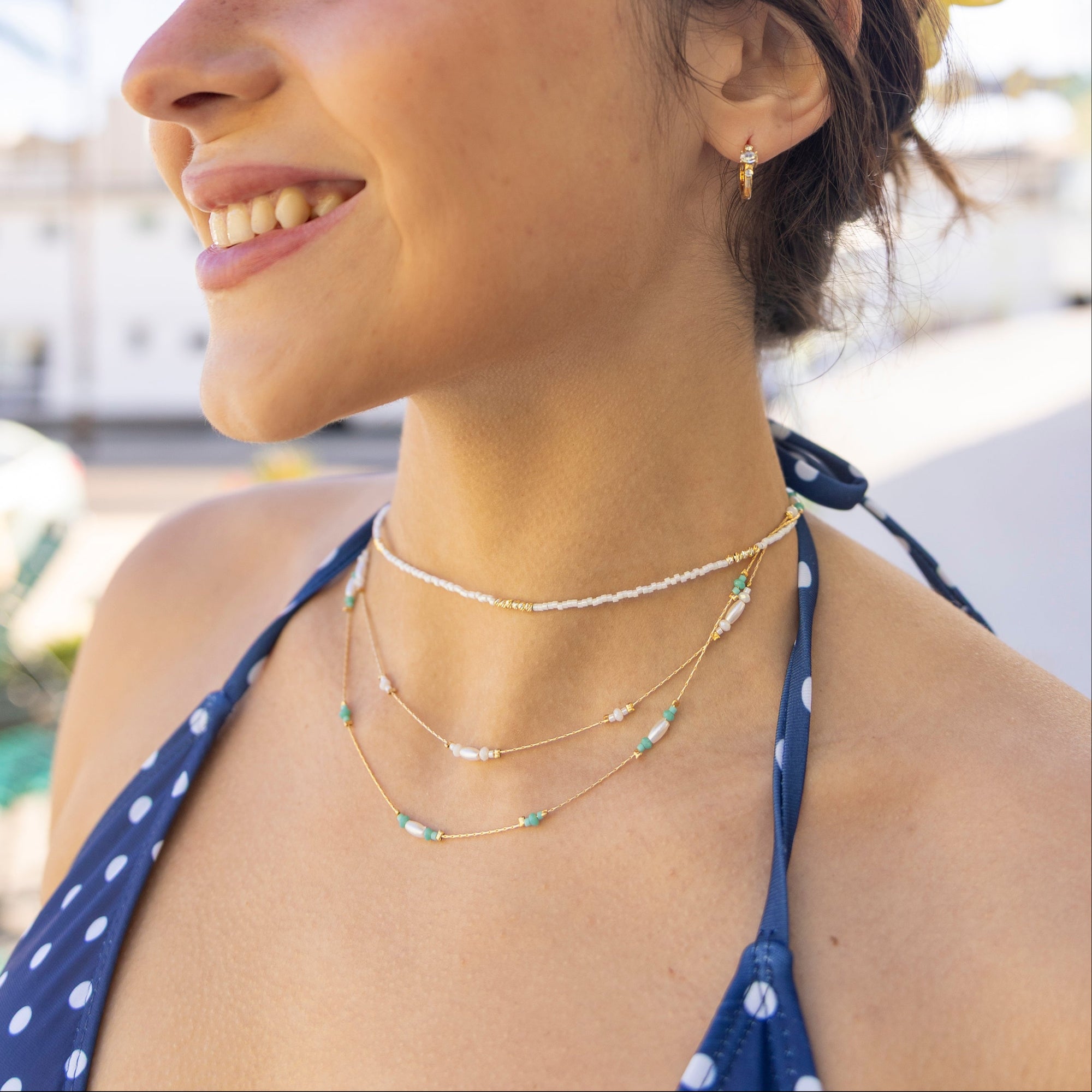 Colorful Japanese Seedbead Necklace