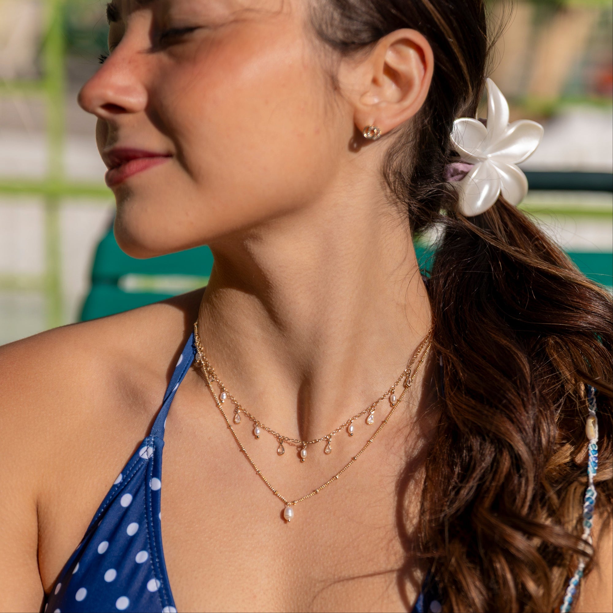 Teardrop Freshwater Pearl 16" Necklace