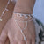 Crystal Whale/Shipwheel/Anchor Charm Bracelet