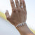 Crystal Turtle/Dolphin/Starfish Charm Bangle Bracelet