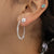 Open-Back Metal Hoop Earrings