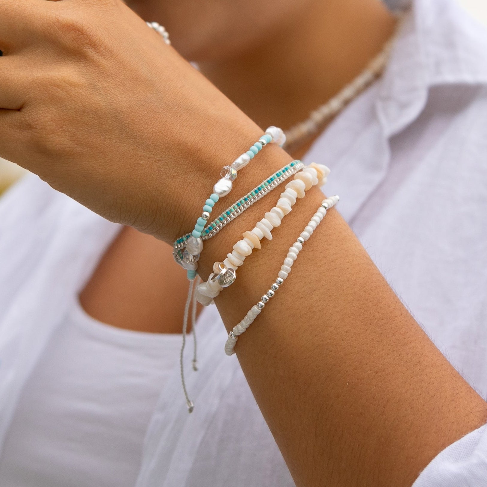 "Best Friends" Seedbead Bracelet Set/2