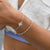 Mixed Metal Bead Stretch Bracelet
