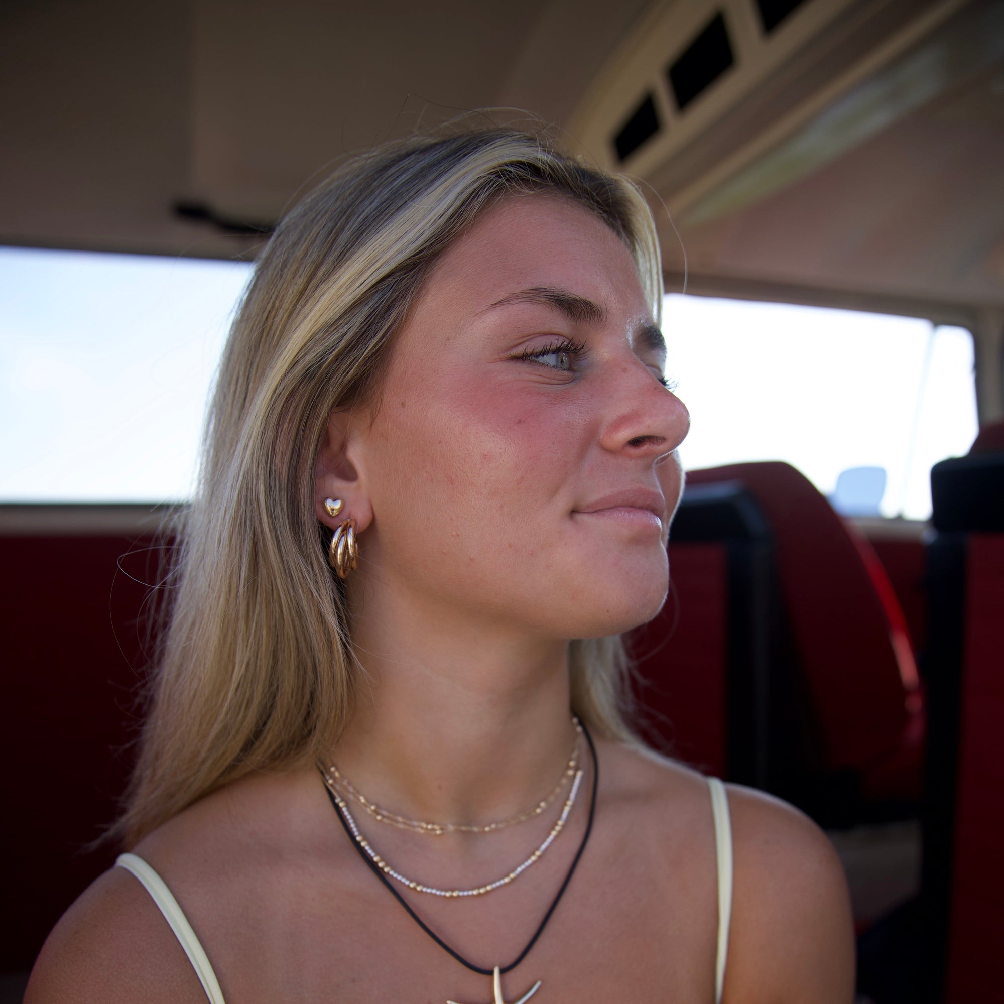 Mini Heart Stud Earrings