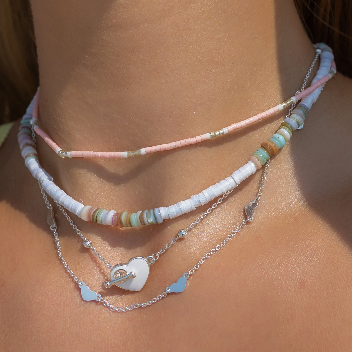 Heart Station Necklace