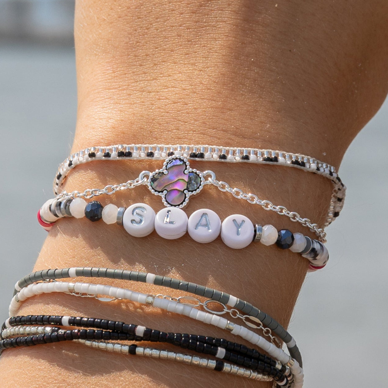 "Best Friends" Seedbead Bracelet Set/2