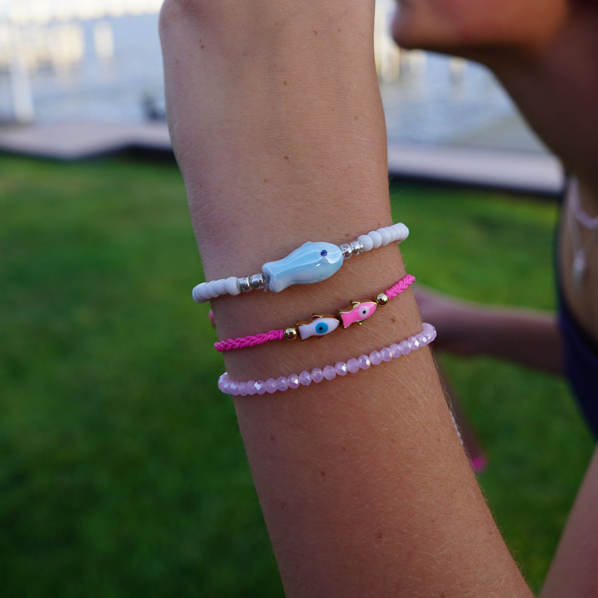 Enamel Double Sardine Bracelet