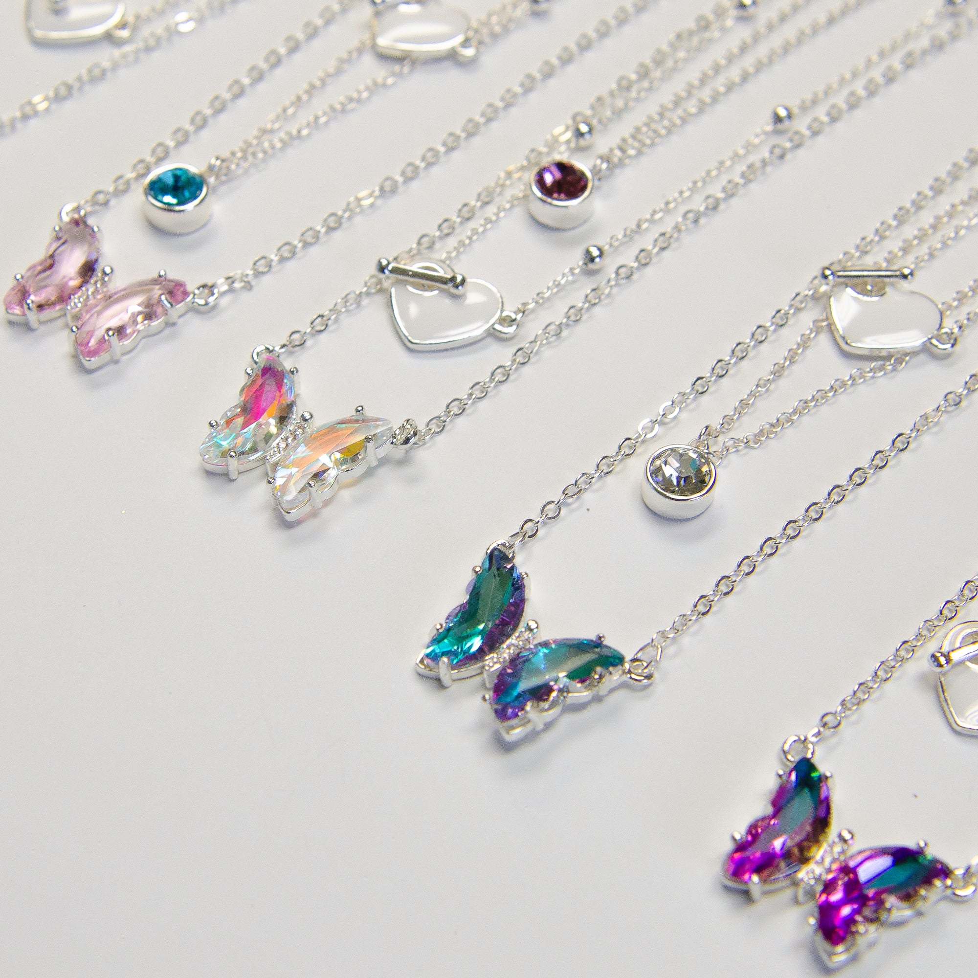 Crystal Butterfly Necklace