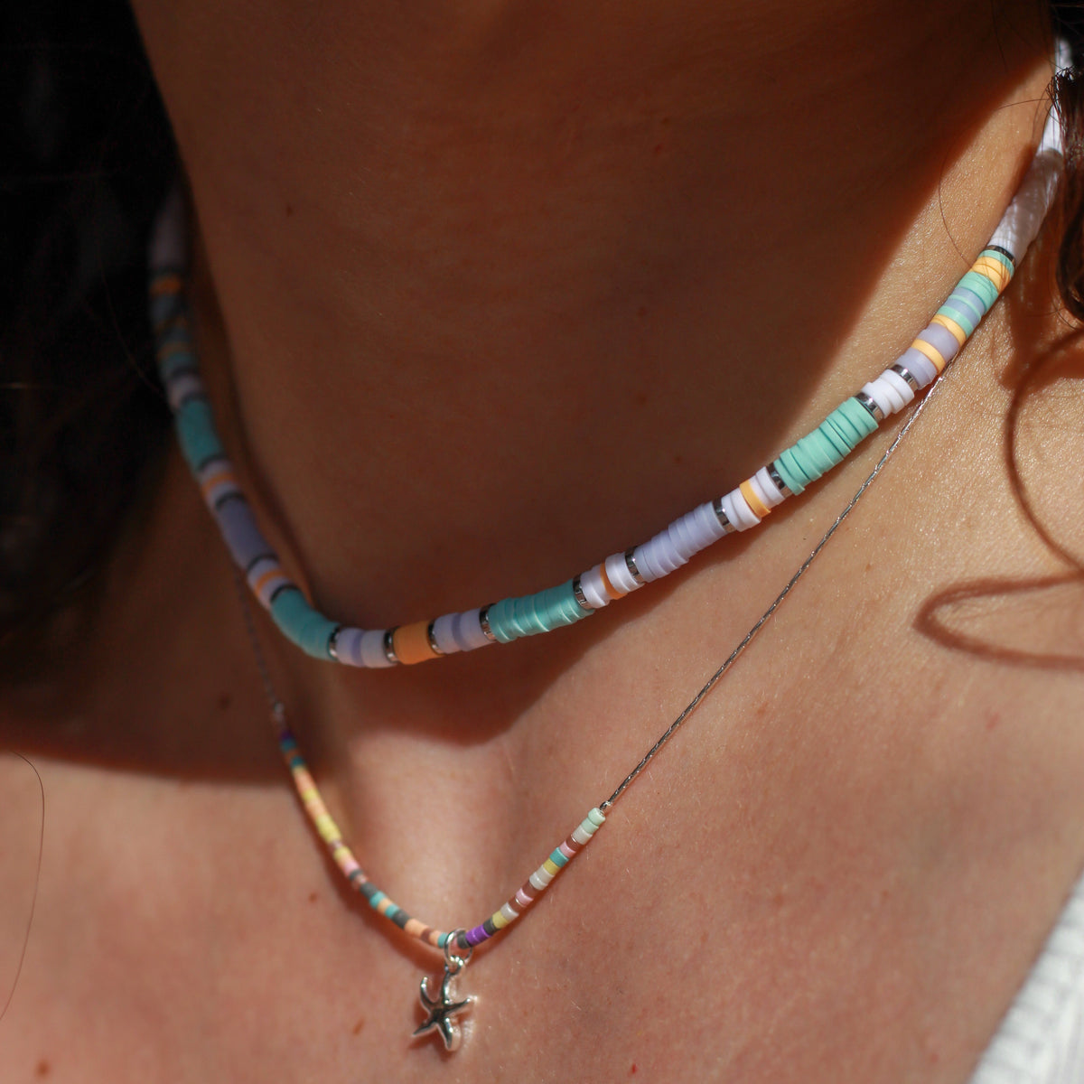 The &quot;Betty&quot; Clay Chip Necklace