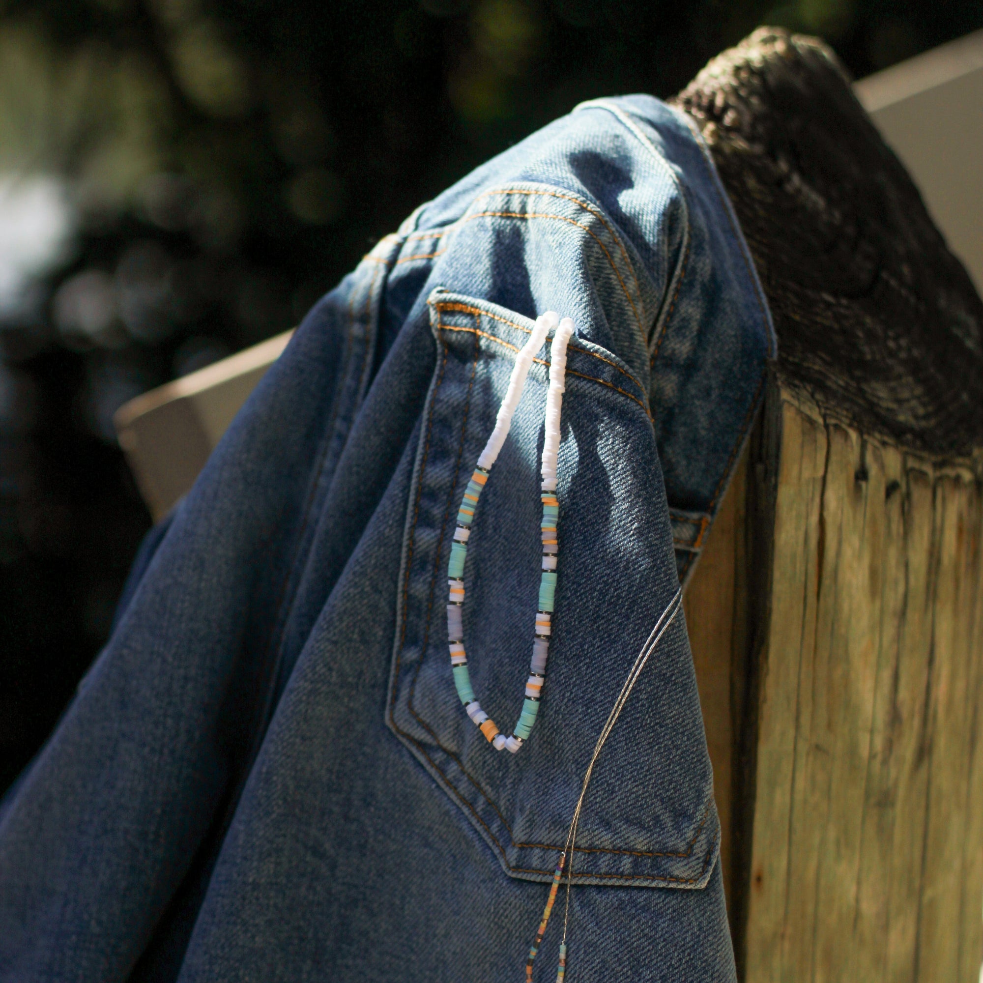 The "Betty" Clay Chip Necklace