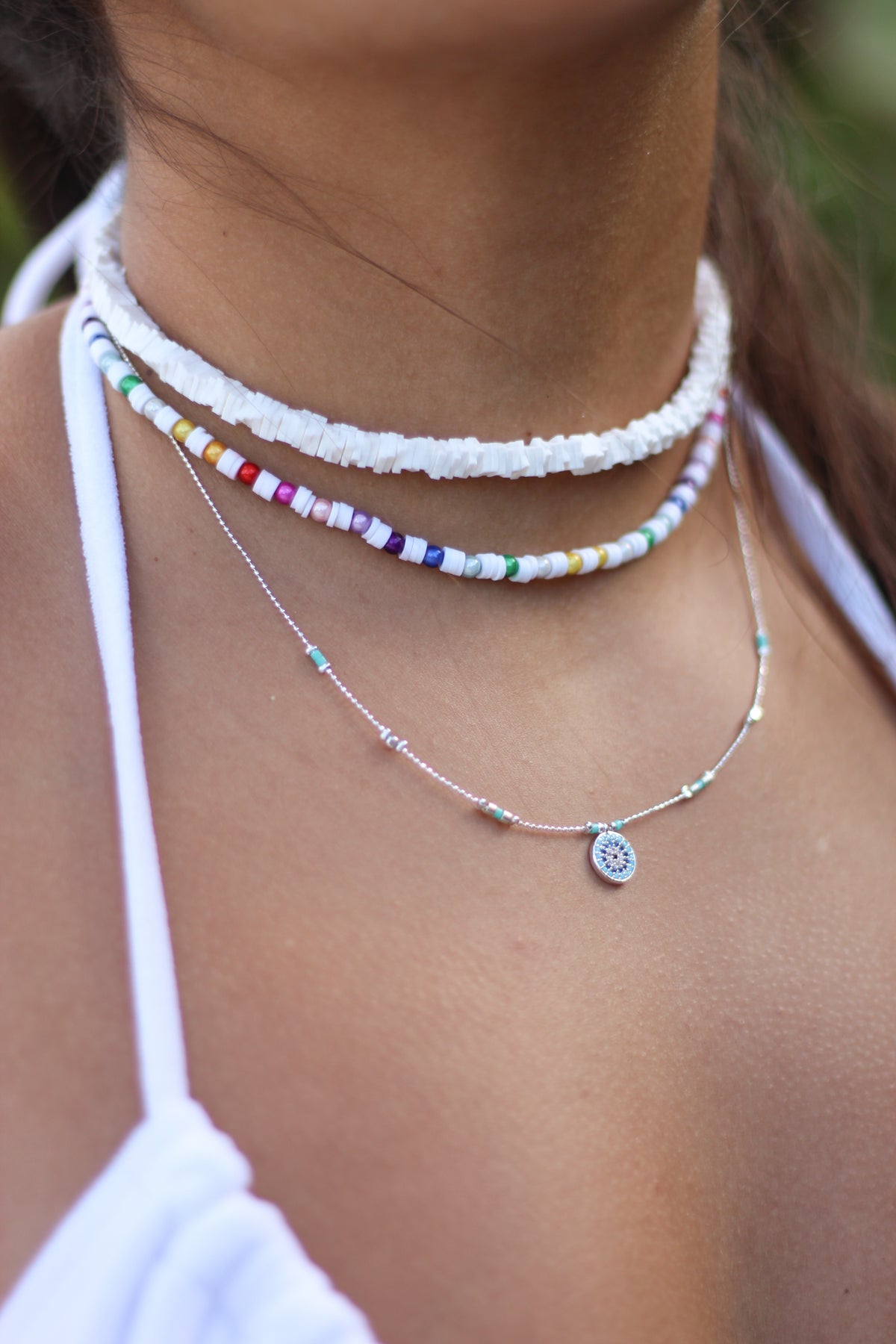 Maui Rainbow Miracle Bead Necklace