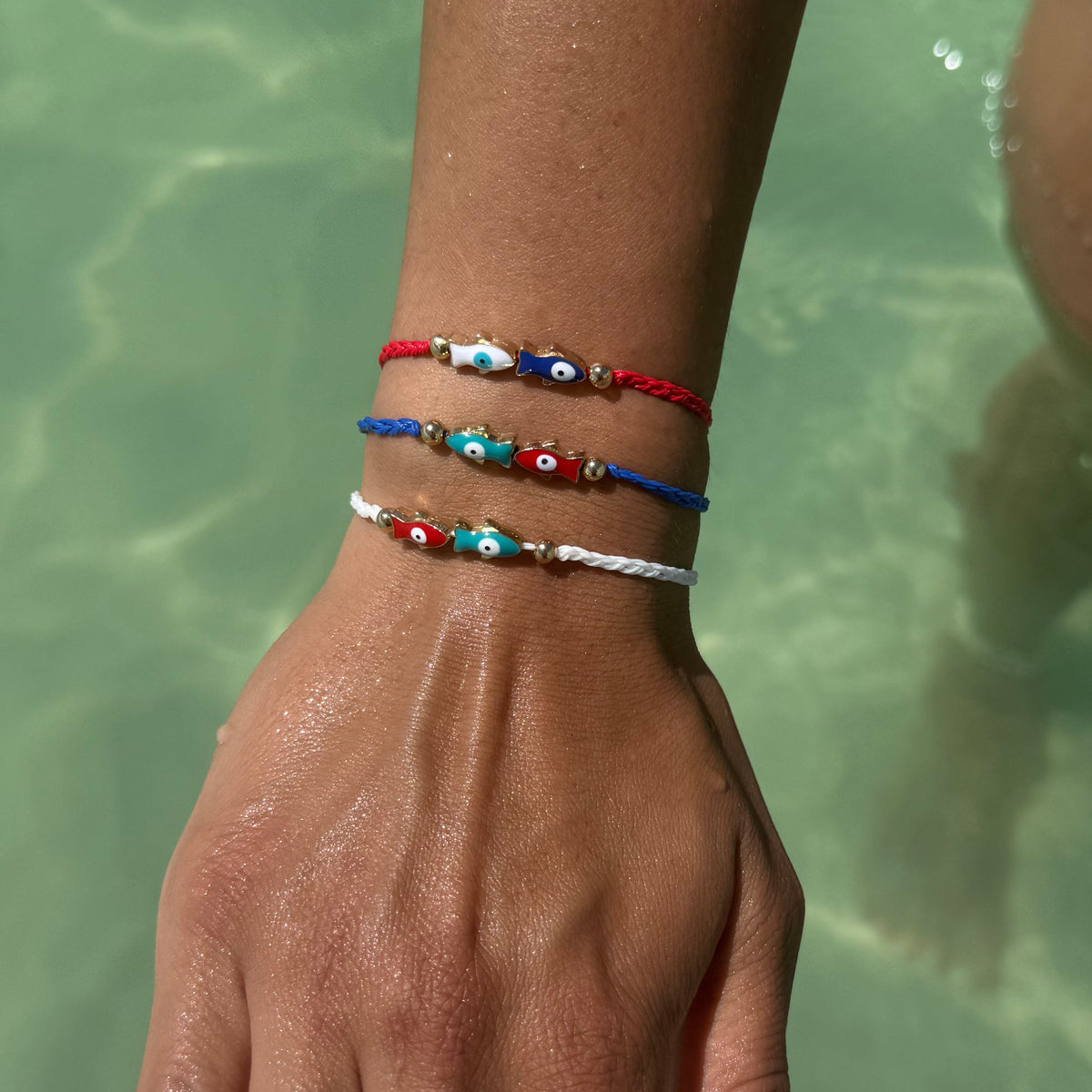 Enamel Double Sardine Bracelet