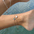 Blue Abalone Clover Anklet