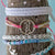 Wax Cord Giraffe Circle Charm Bracelet
