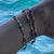 Multi Color Seed Bead & Glass Handmade Anklet