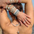 Clam Shell & Stone 15" Necklace