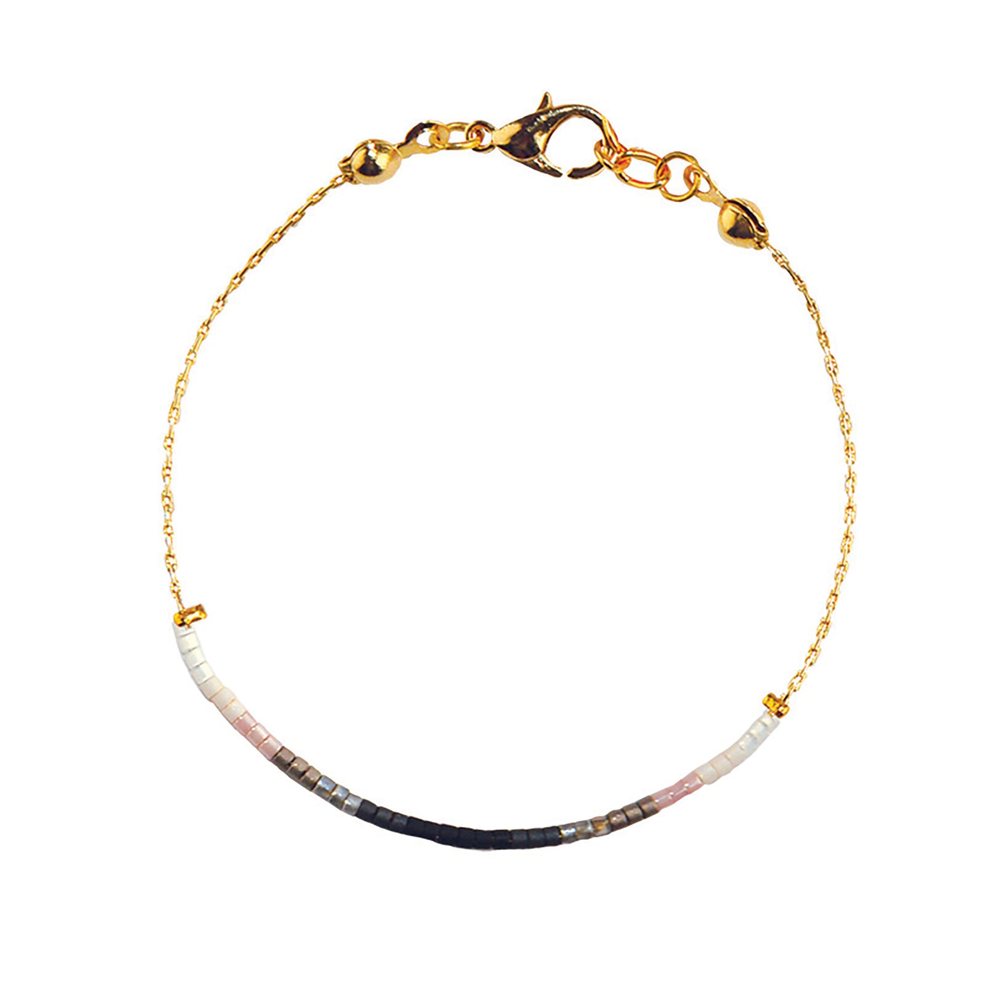 Japanese Seed Bead Gold Anklet - Viva life Jewellery