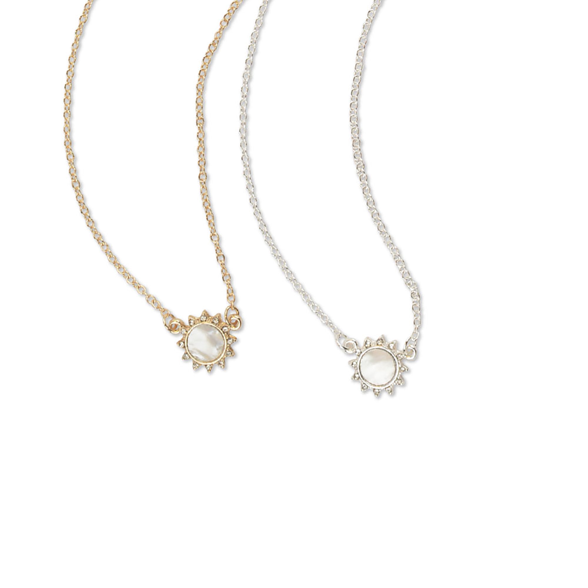 MOP Crystal Sun Anklet - Viva life Jewellery