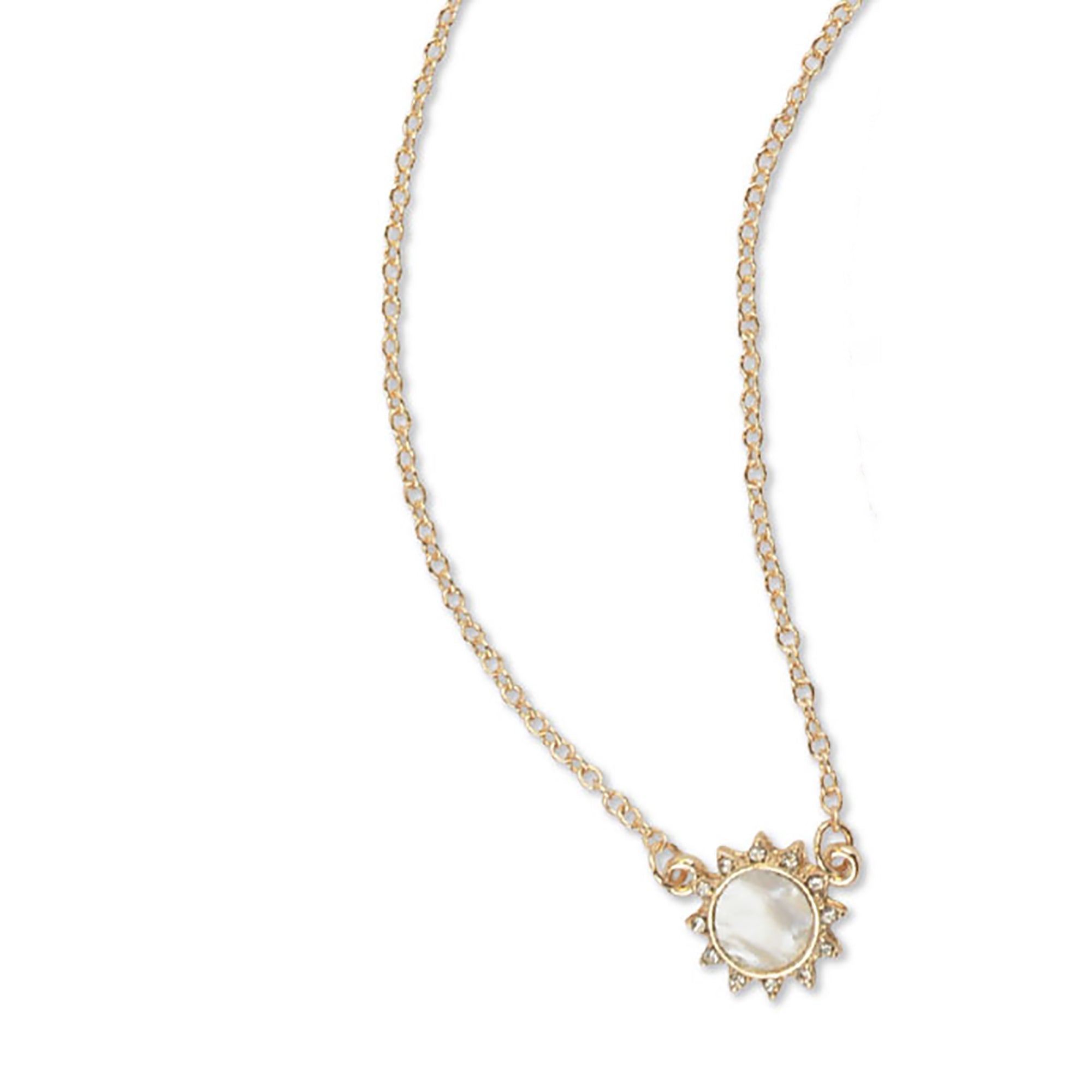 MOP Crystal Sun Anklet - Viva life Jewellery