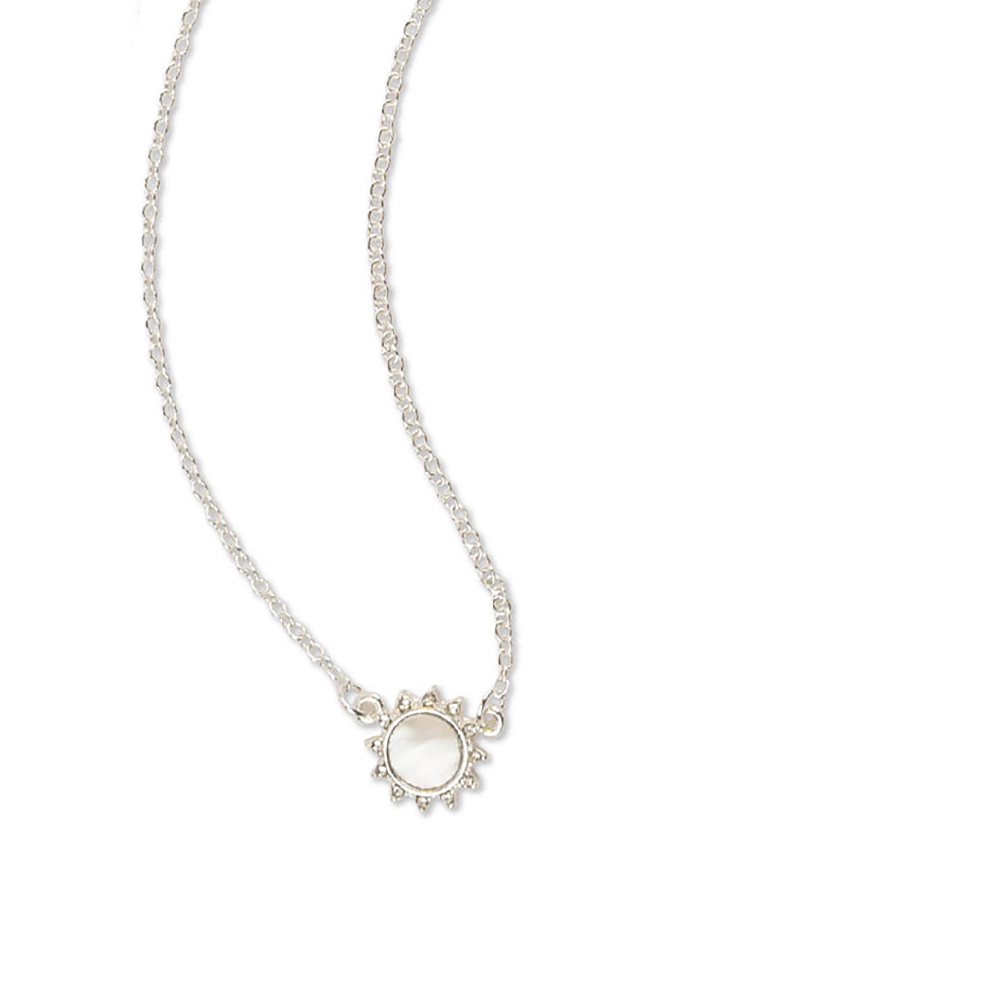 MOP Crystal Sun Anklet - Viva life Jewellery