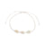 Braided Linen Triple Cowry Bracelet