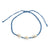 Braided Linen Triple Cowry Bracelet