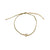 Sun Charm Wax Cord Anklet - Viva life Jewellery