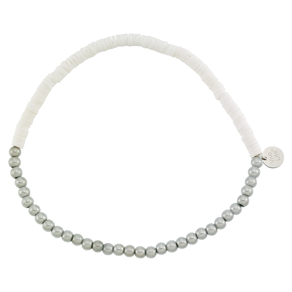 Encinitas Clay Chip Stretch Anklet