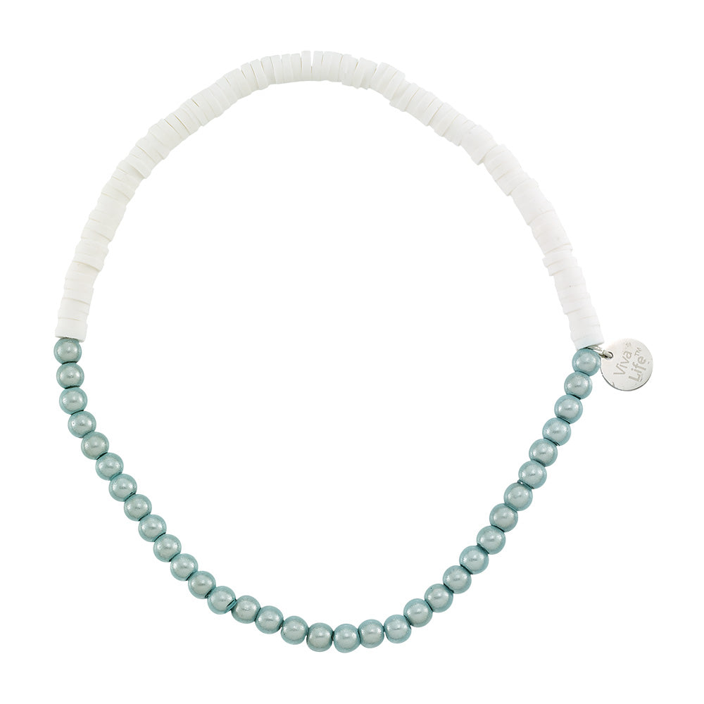 Encinitas Clay Chip Stretch Anklet